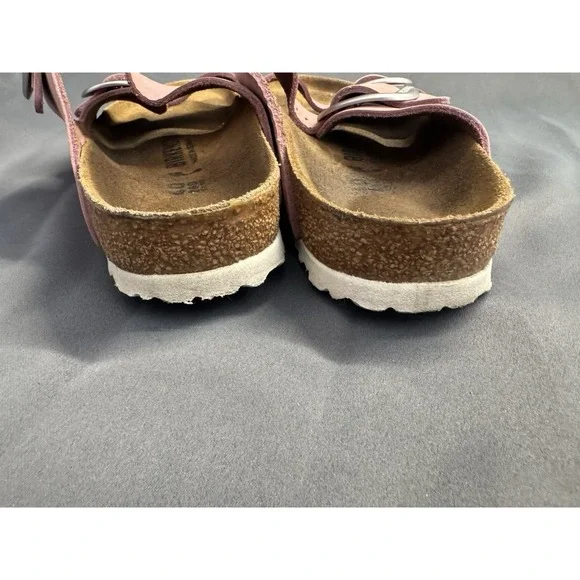 Birkenstock Arizona Big Buckle Orchid Pink Nubuck Slides Sandals  Sz 40 (9) - Picture 5 of 8